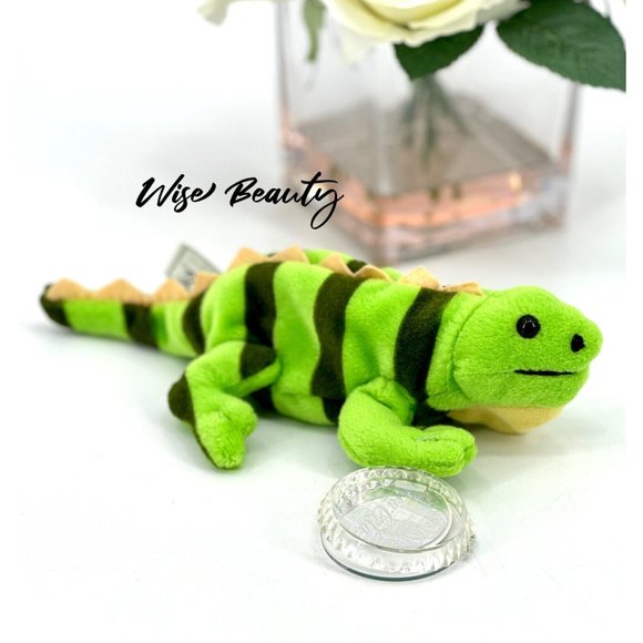 Vintage Coca-Cola I998 Mexico Paco The Iguana Plush Stuffed Bean Bag Animal NWT - Picture 1 of 7